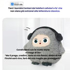 Peluche AI con voce intelligente e occhi LED, compagno interattivo per bambini™