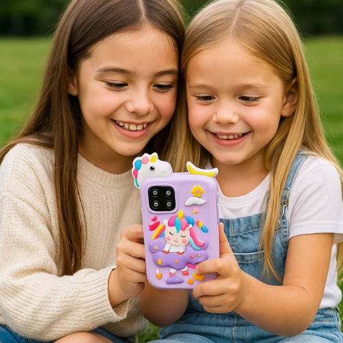 Telefono Giocattolo Educativo per Bambini, Smartphone Interattivo con Funzioni Didattiche