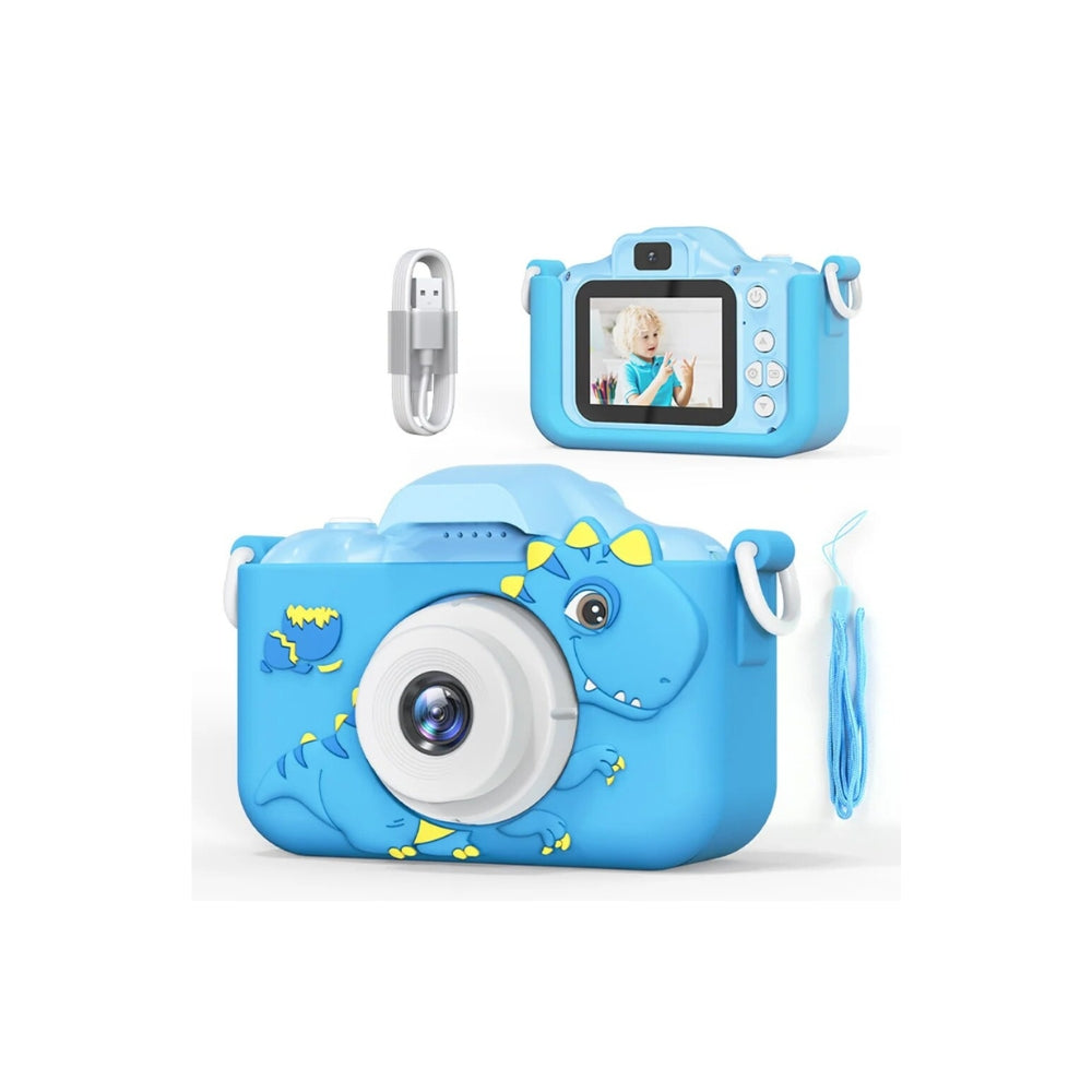 Fotocamere digitali unicorno🦄 e dinosauri 🦕per bambini/ragazzi e ragazze 1080P HD 8x Zoom