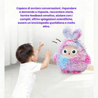 Peluche AI con voce intelligente e occhi LED, compagno interattivo per bambini™