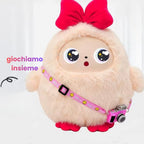 Peluche AI con voce intelligente e occhi LED, compagno interattivo per bambini™