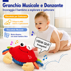Crabby GO™- Il Granchietto Interattivo che insegna a gattonare giocando