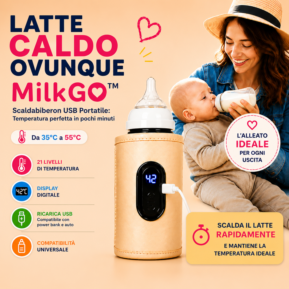 MilkGO™ Scaldabiberon USB portatile