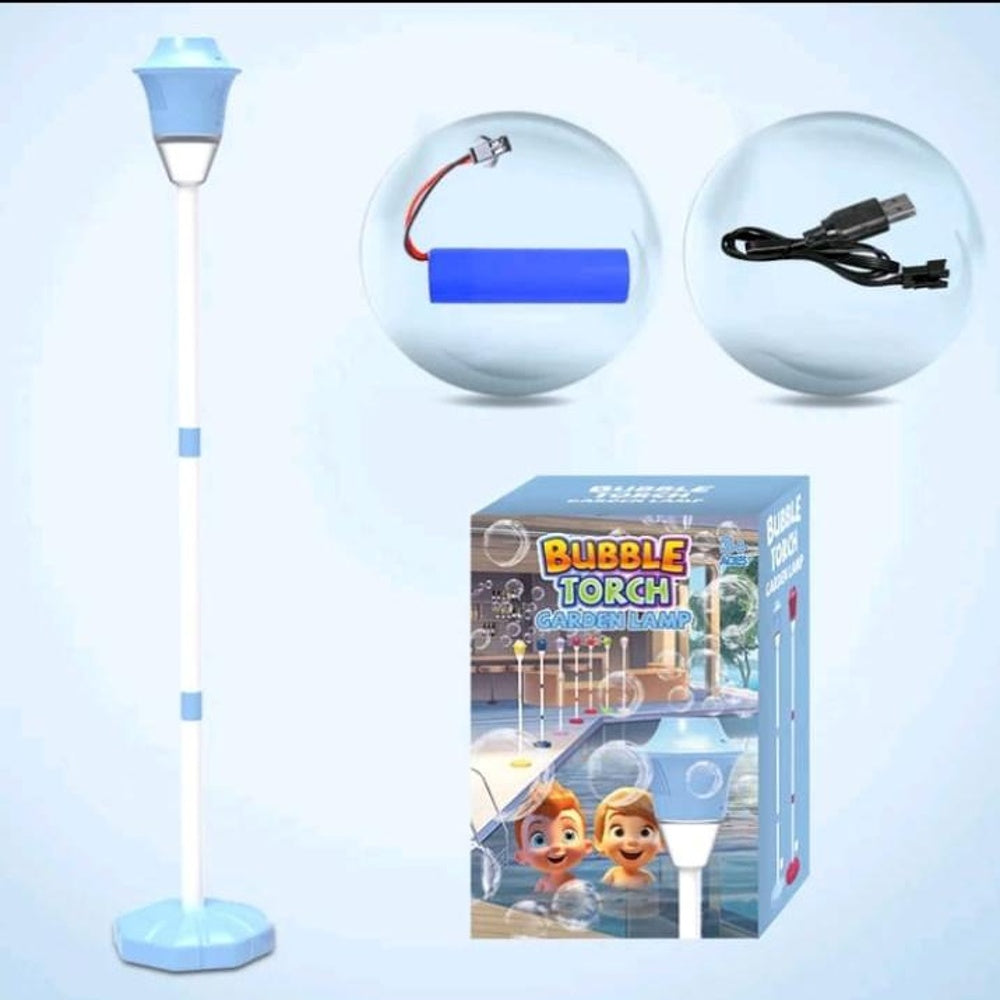 BubbleTorch™ – Il Lampione delle Bolle Magiche con Luci e Musica Integrate
