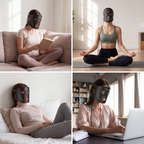 Face Mask LED 180 con Luce Rossa e Infrarosso Vicino per un'azione defaticante