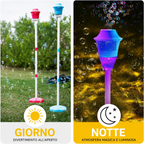BubbleTorch™ – Il Lampione delle Bolle Magiche con Luci e Musica Integrate