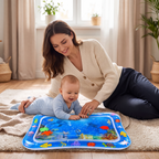 Ocean Baby™ | Tappetino ad Acqua Sensoriale per Neonati – Tummy Time Educativo