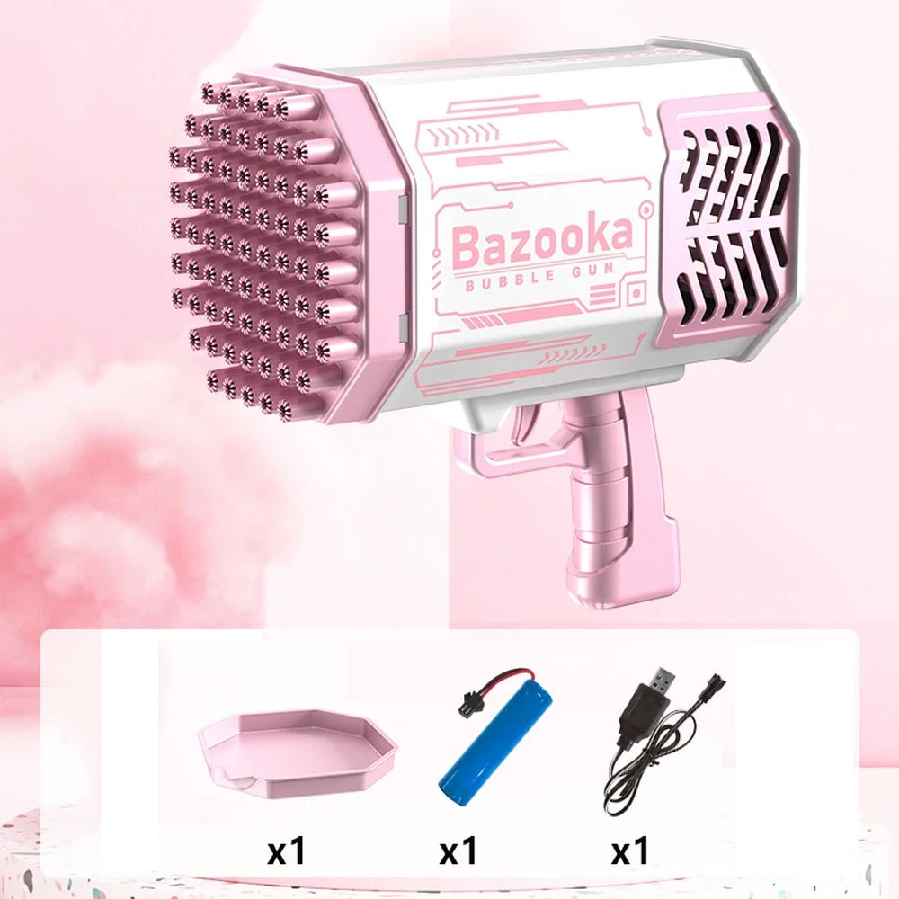 💥 Bubble Bazooka Pro™ – Pistola Sparabolle LED a 69 Fori