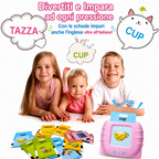 Parla & Impara™– Schede Parlanti Bilingue Italiano e Inglese (224 Parole)