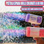 💥 Bubble Bazooka Pro™ – Pistola Sparabolle LED a 69 Fori