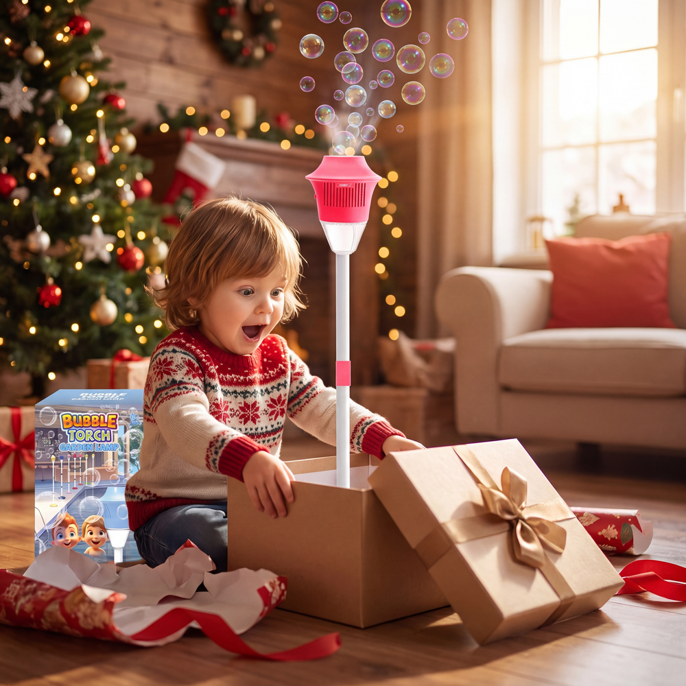 BubbleTorch™ – Il lampione delle bolle magiche- Bolle, luci e musica per trasformare ogni occasione in un momento WOW ✨🫧🫧