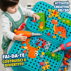 Set di costruzioni Montessori con un simpatico design a forma di dinosauro