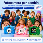 Fotocamere digitali unicorno🦄 e dinosauri 🦕per bambini/ragazzi e ragazze 1080P HD 8x Zoom