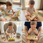Tavola di attività in legno Montessori ™