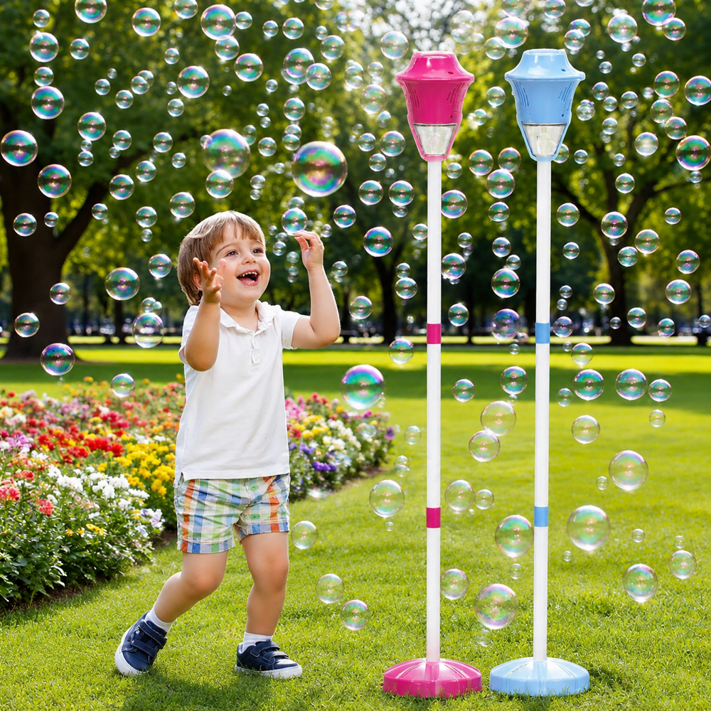 BubbleTorch™ – Il Lampione delle Bolle Magiche con Luci e Musica Integrate